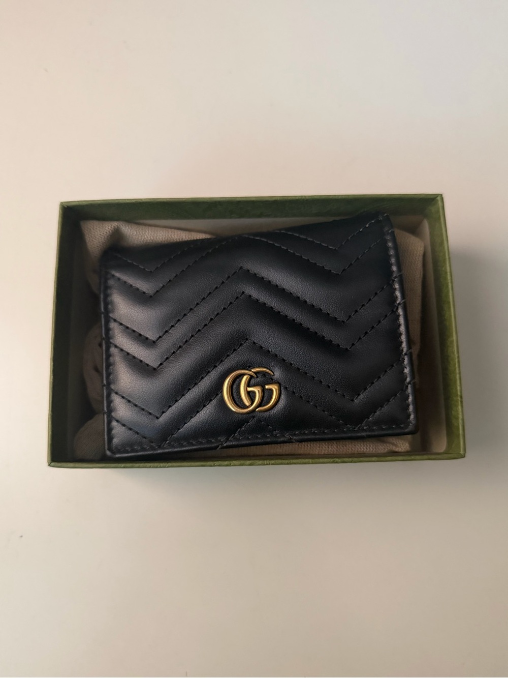 Gucci GG Marmont card case wallet - Picture 1 of 3
